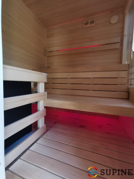 Koloroterapia oświetlenie sauny ogrodowej Chorzów Katowice